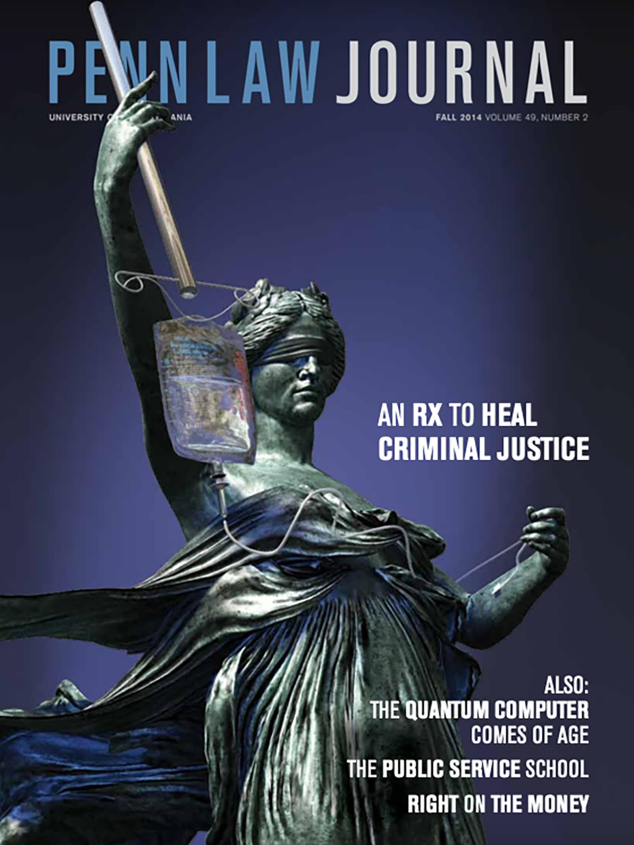An RX to Heal Criminal Justice Fall 2014 cover