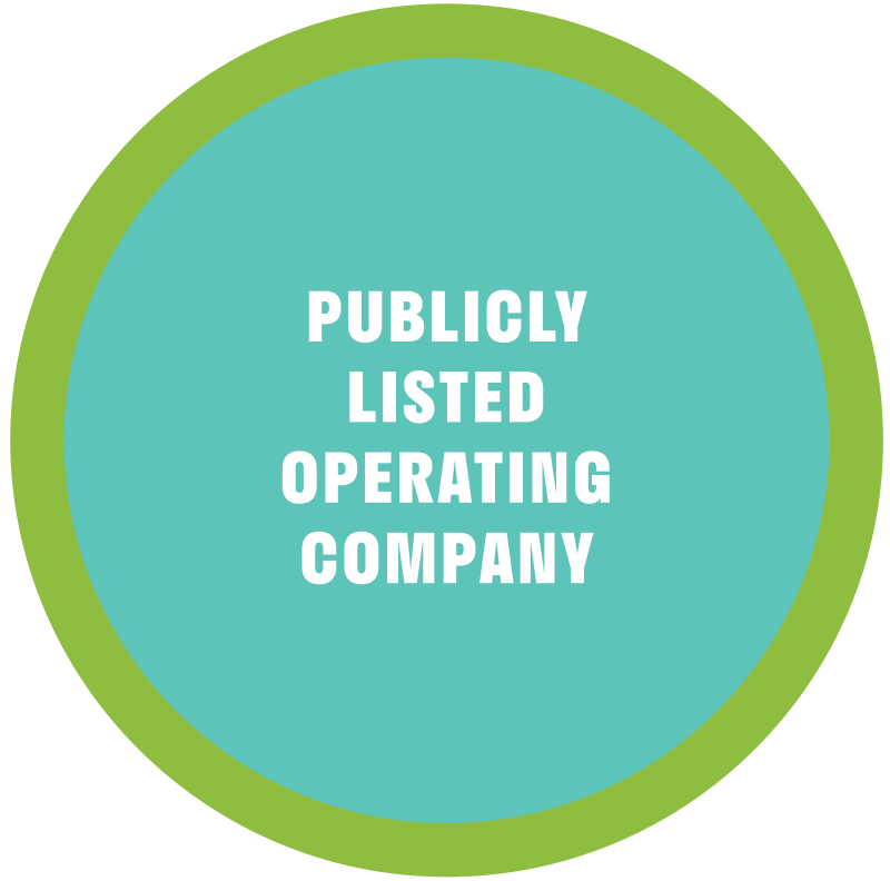 Publicly Listed Operating Company