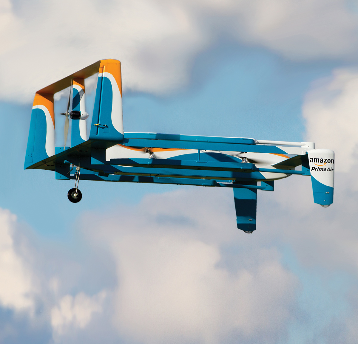 Amazon Prime Air drone in flight