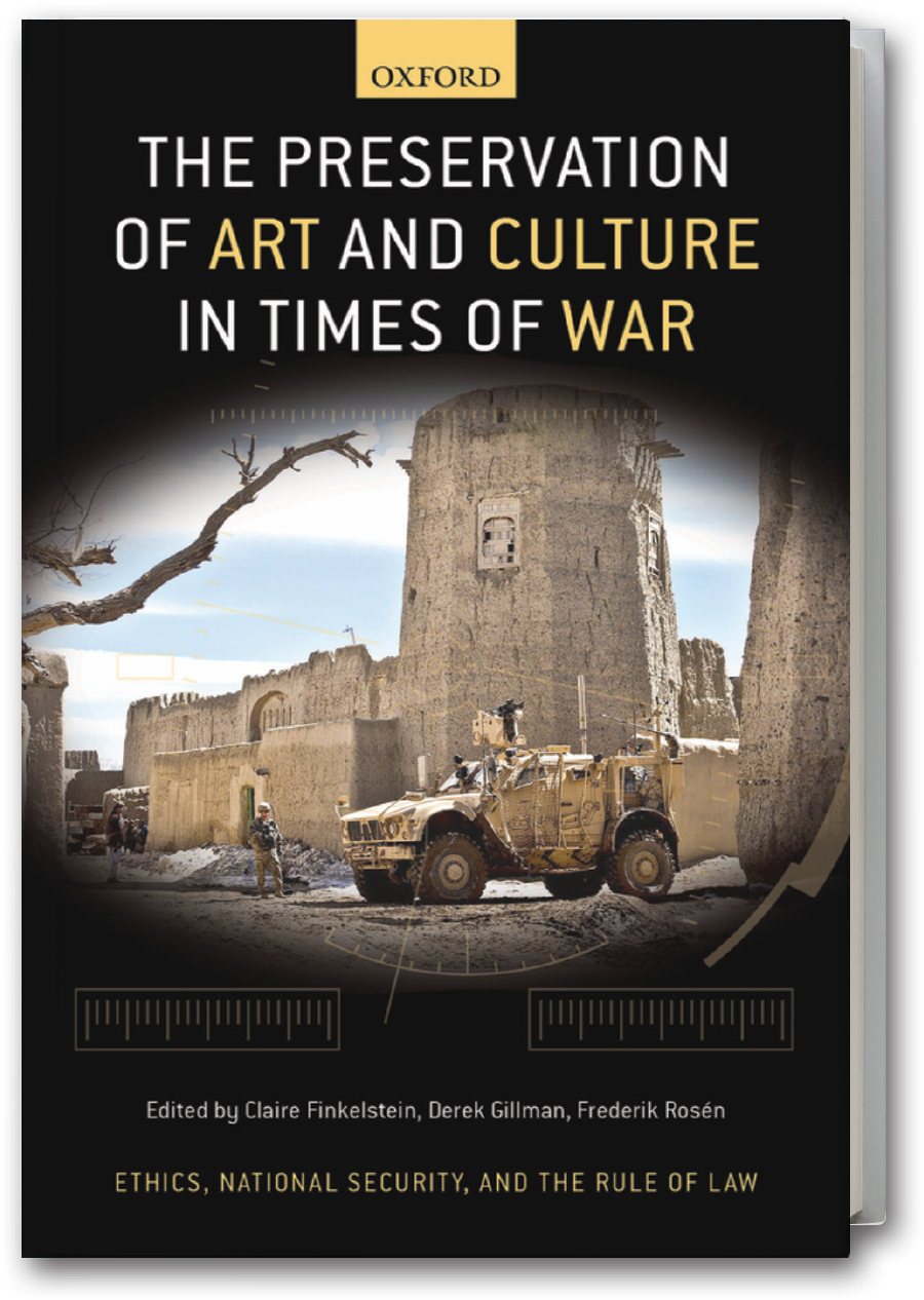 A book titled 'The Preservation of Art and Culture in Times of War'
