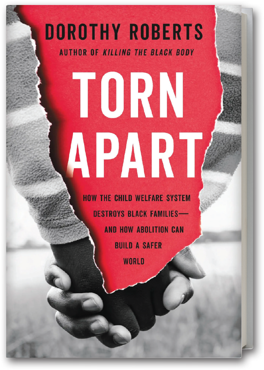 A book titled 'Torn Apart'